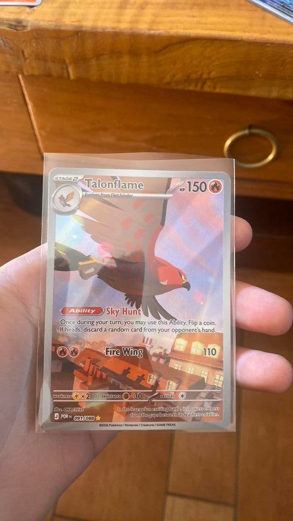 Talonflame perfect order illustration rare, Ophalen of Verzenden, Nieuw