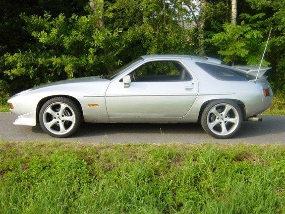 Porsche 928 4.5 Coupe AUT 1978 Grijs, Auto's, Automaat, Achterwielaandrijving, 1520 kg, Elektrische ramen
