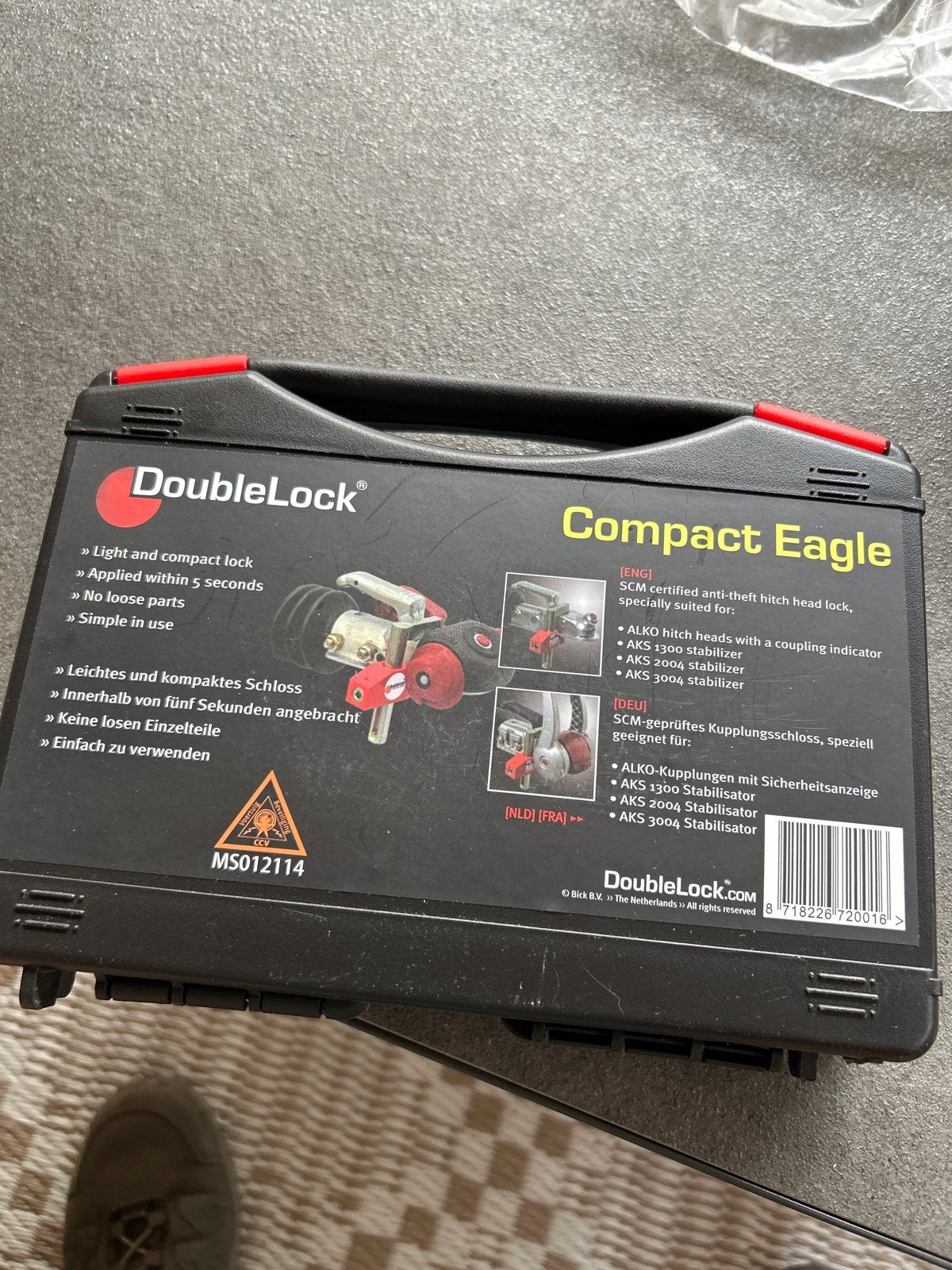 NIEUW DoubleLock Compact Eagle SCM gekeurd disselslot, Ophalen of Verzenden, Nieuw