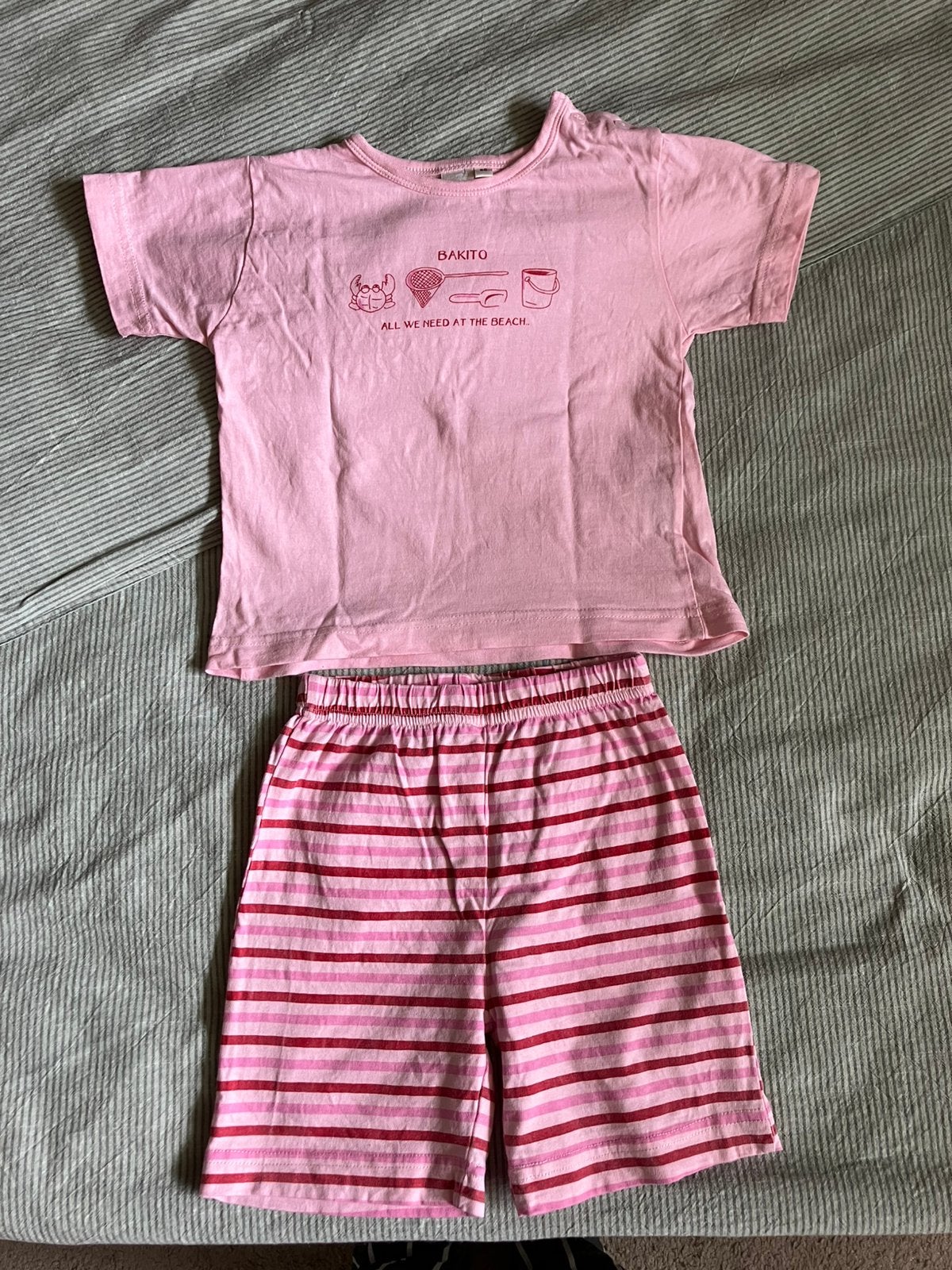 Roze strandpakje, Bakito, maat 86, Ophalen, Zo goed als nieuw, Jongetje of Meisje, Pakje