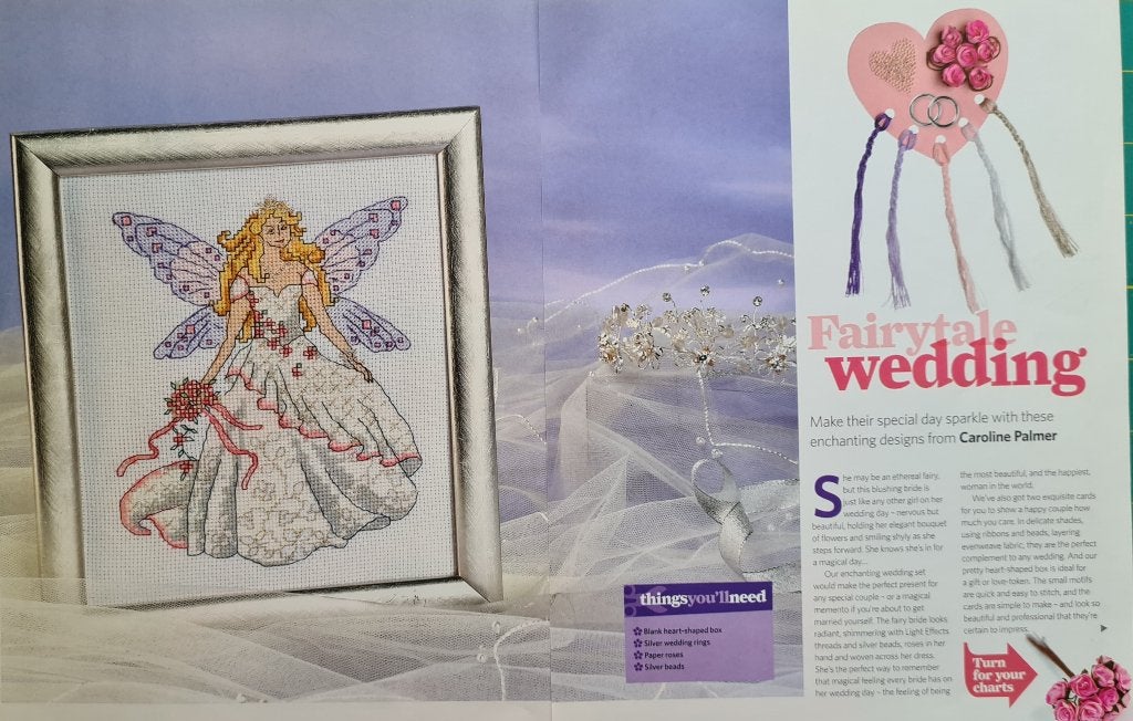 Fairytale wedding 4 borduurpatronen, Ophalen, Nieuw, Handborduren, Patroon