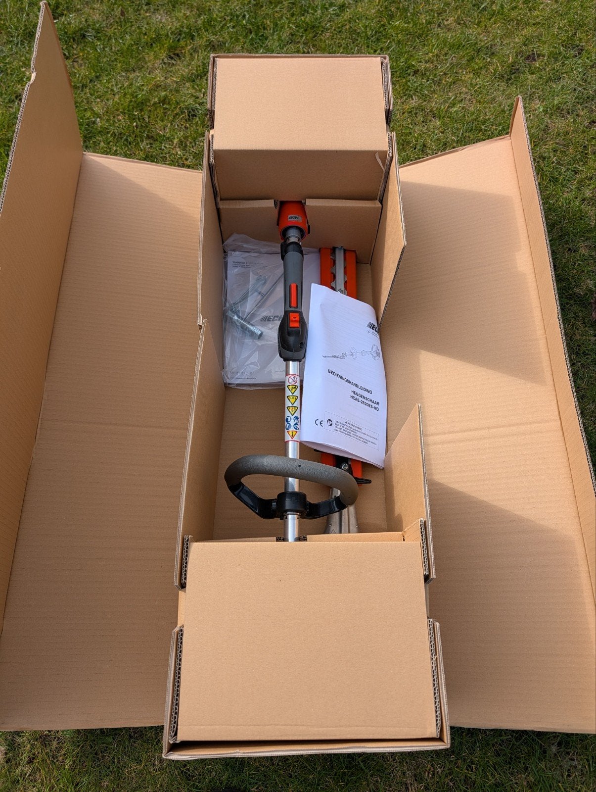 Nieuwe Echo HCAS-2620ES-HD Stokheggenschaar in verpakking, Tuin en Terras, Heggenscharen, Ophalen of Verzenden, Nieuw, Benzine