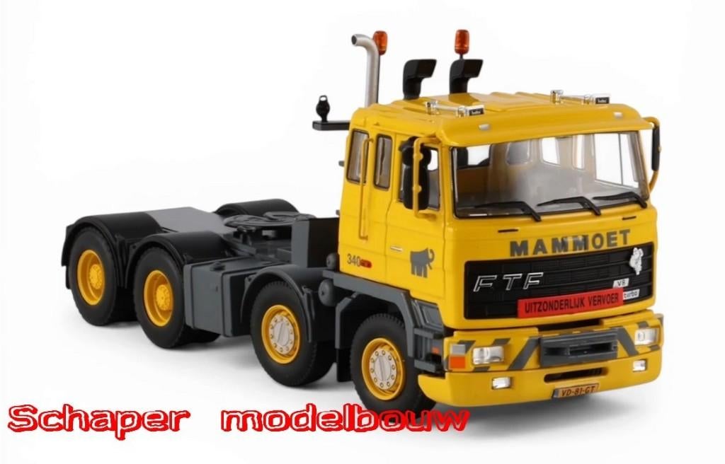 FTF FS 8x4 Mammoet, Hobby en Vrije tijd, Modelauto's | 1:50, Ophalen of Verzenden, Nieuw, Bus of Vrachtwagen, Wsi