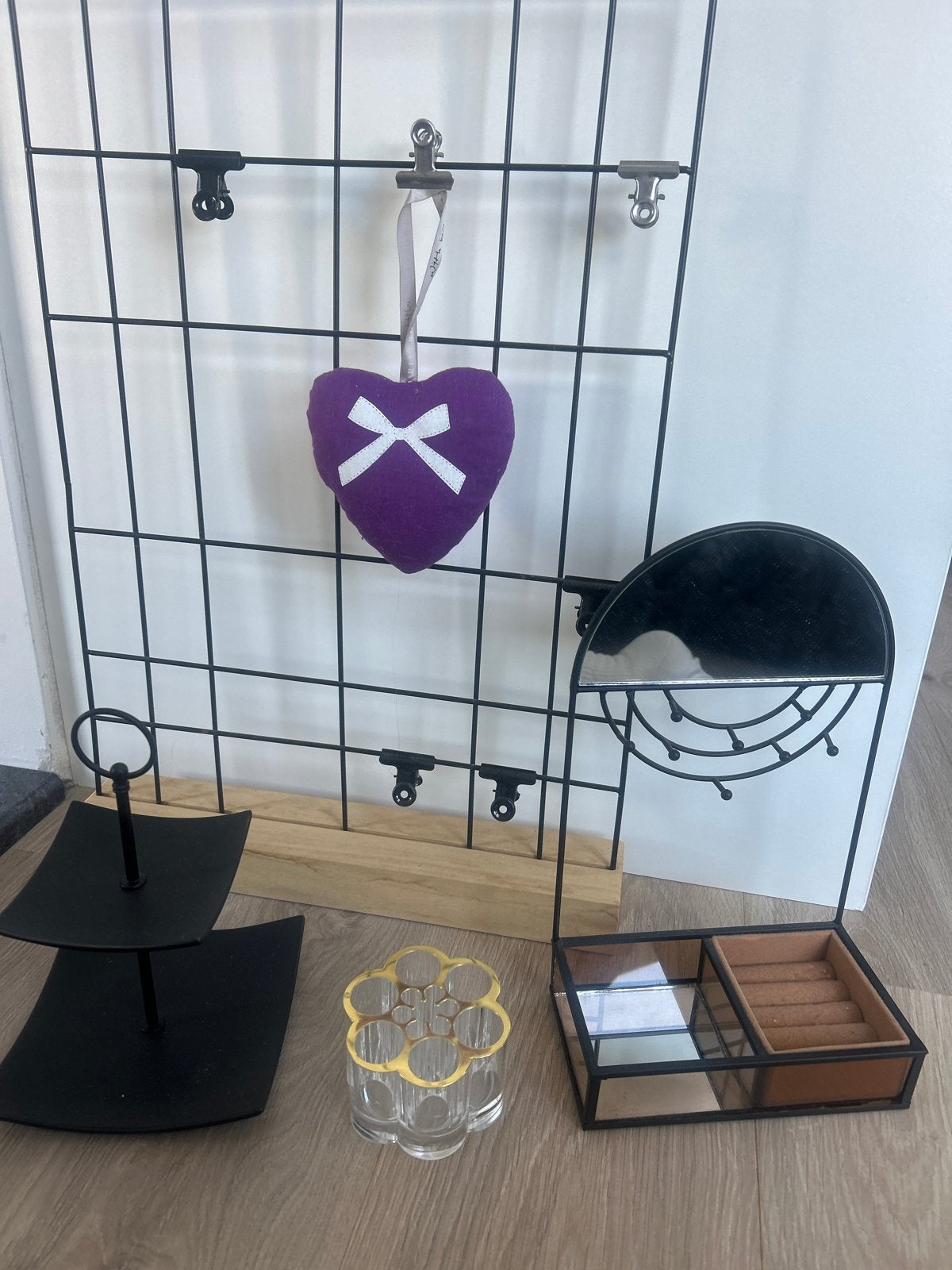 Accessoires voor op een kamer: Fotorek, sieradenhouder, etc., Ophalen of Verzenden, Gebruikt, Zwart, Metaal
