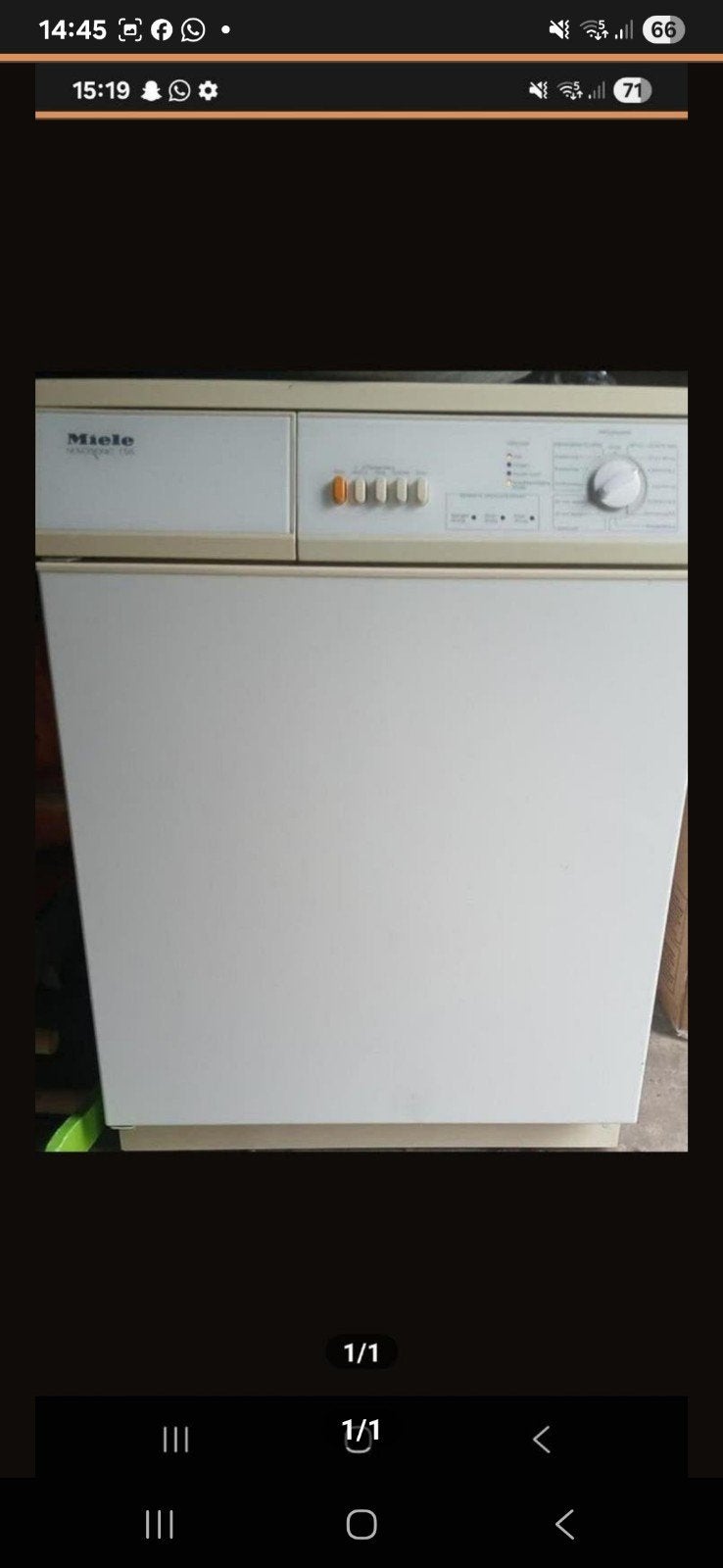 Miele Luchtafvoer Droger - Betrouwbaar en Efficiënt, Witgoed en Apparatuur, Wasdrogers, 6 tot 8 kg, Gebruikt, Luchtafvoer, Ophalen of Verzenden