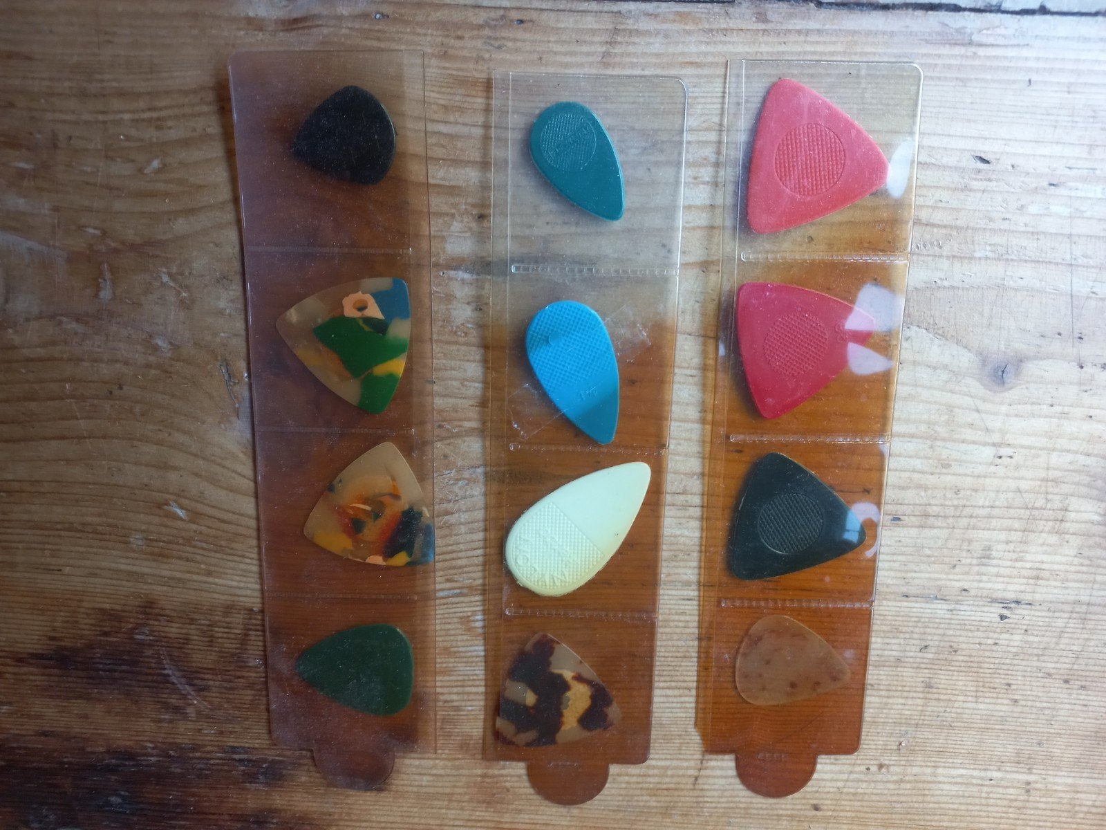 Diverse plectrums voor gitaar - Set van 18, Ophalen of Verzenden, Gebruikt, Overige typen