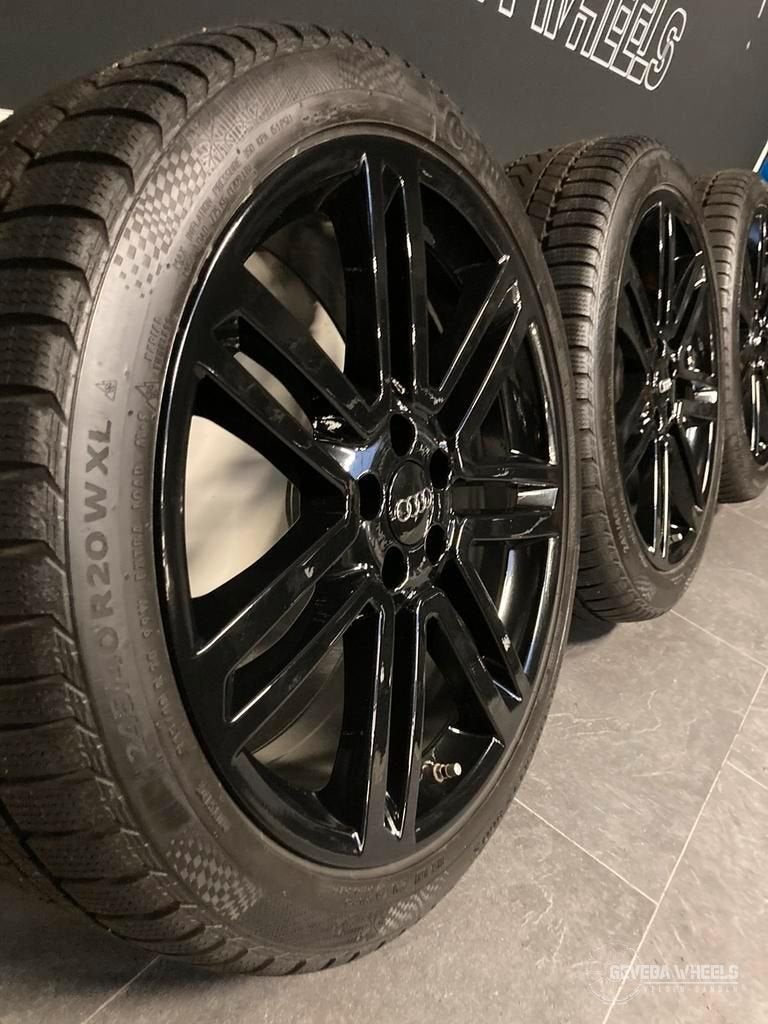 20'' originele Audi RS6 C7 velgen + winterbanden 5x112 4G0 6, -, -, Banden en Velgen, 20 inch
