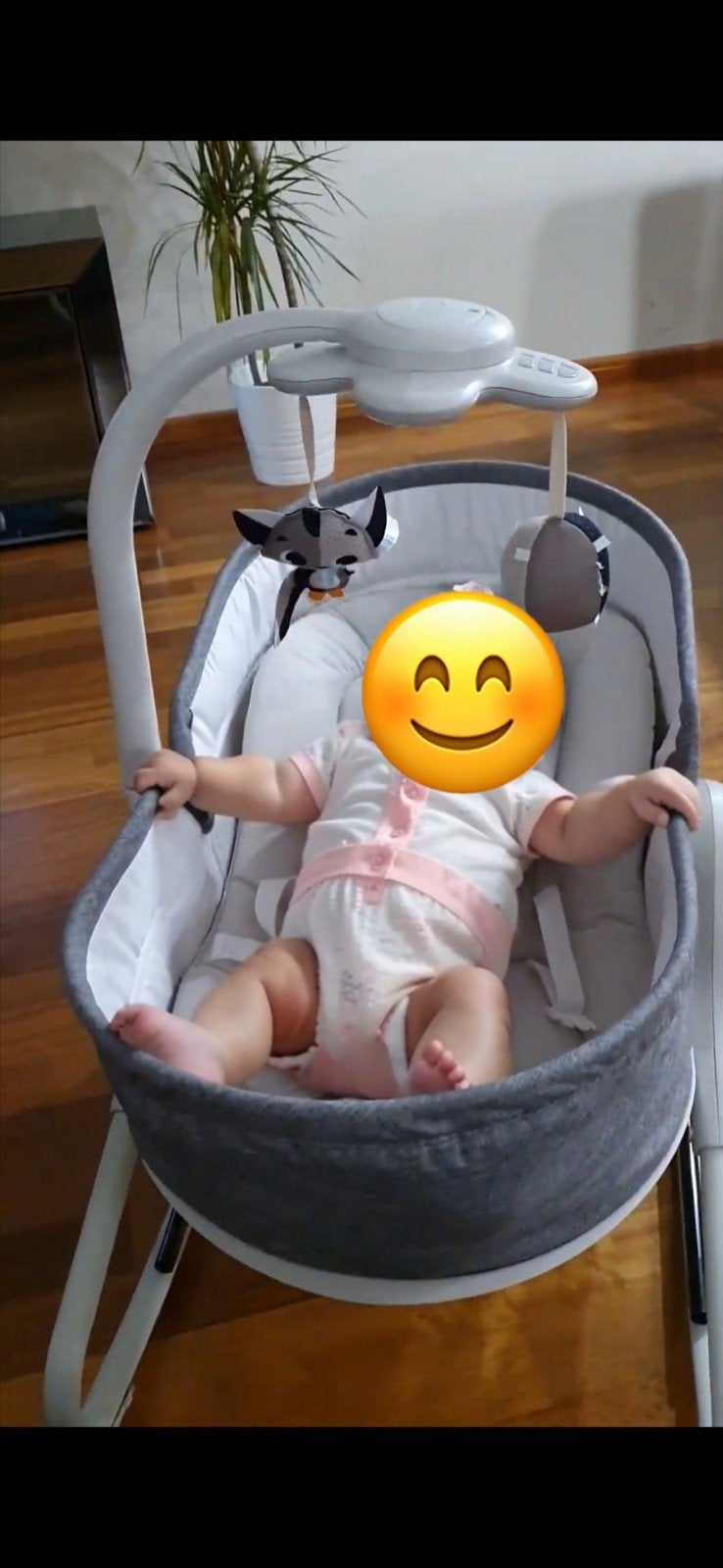 Tiny Love Cozy Rocker Napper 3-in-1 Wipstoel - Grijs, Kinderen en Baby's, Wipstoeltjes, Ophalen of Verzenden