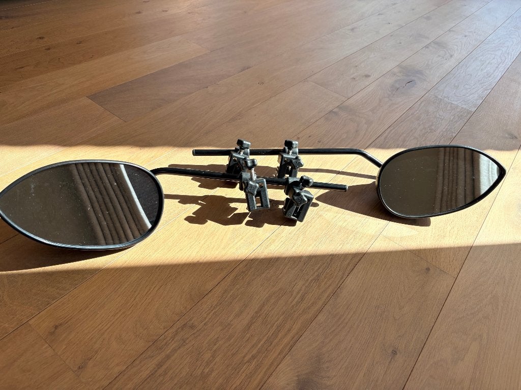 Milenco Aero 4 vlak Caravanspiegel set, Ophalen, Zo goed als nieuw