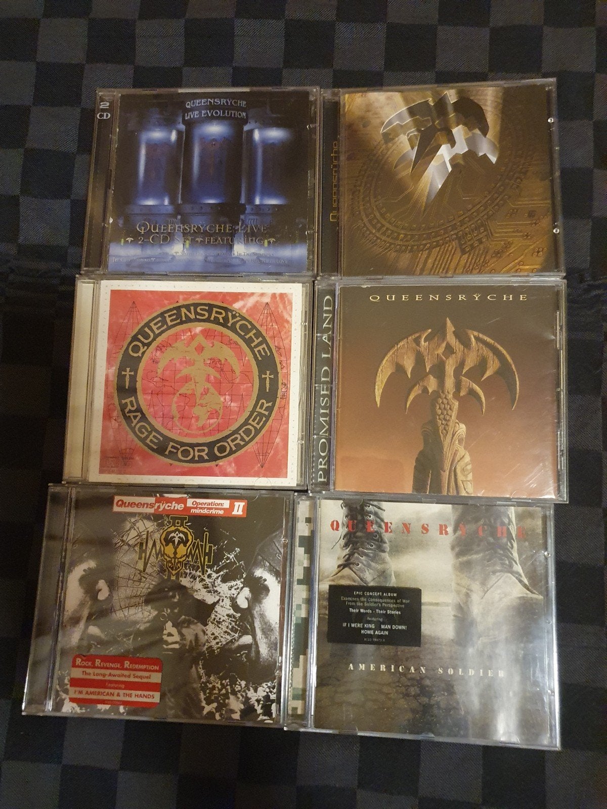 Queensryche 11 cd's voor 60 euro partij collectie cd, Verzenden, Gebruikt