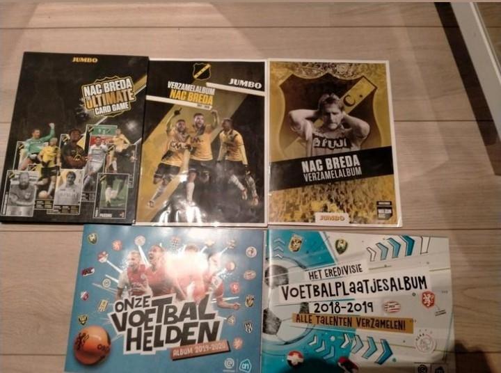 NAC Breda & Eredivisie Voetbalplaatjes Albums, Ophalen of Verzenden