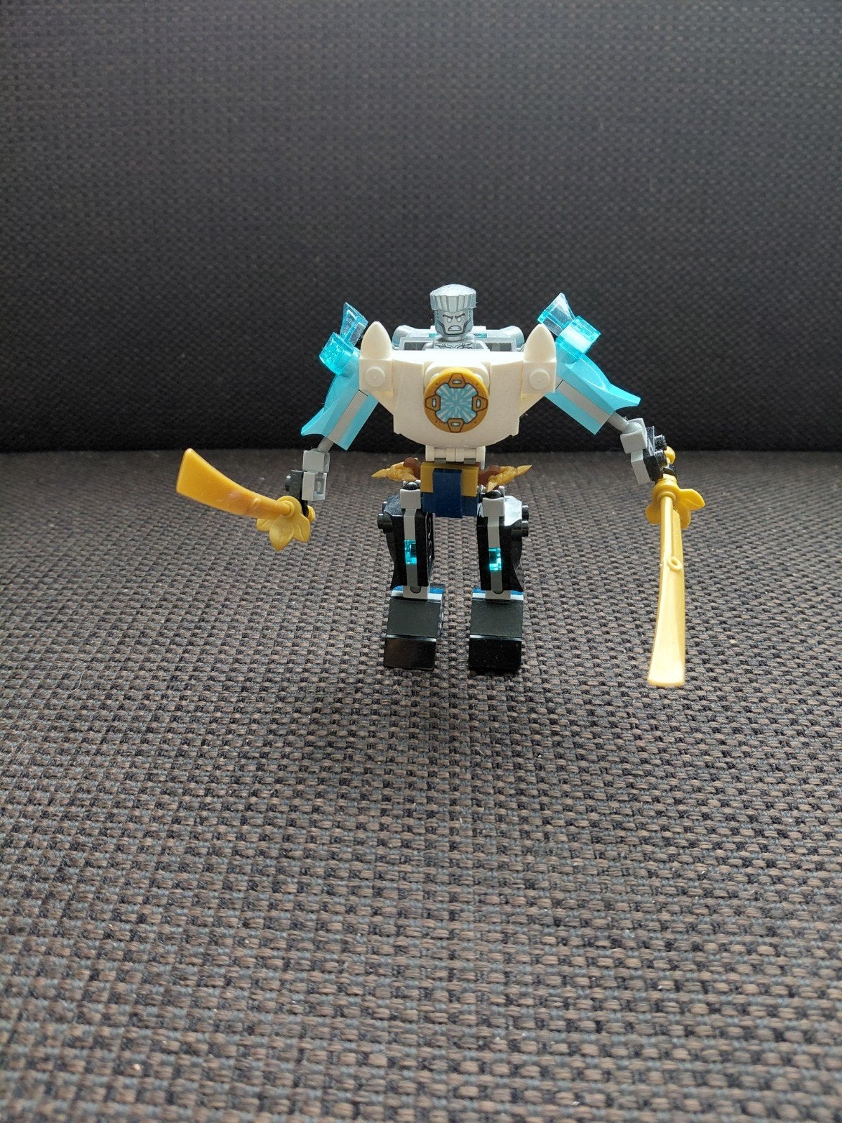 Lego Ninjago Mecha Robot met zwaarden, Ophalen of Verzenden, Zo goed als nieuw, Overige merken