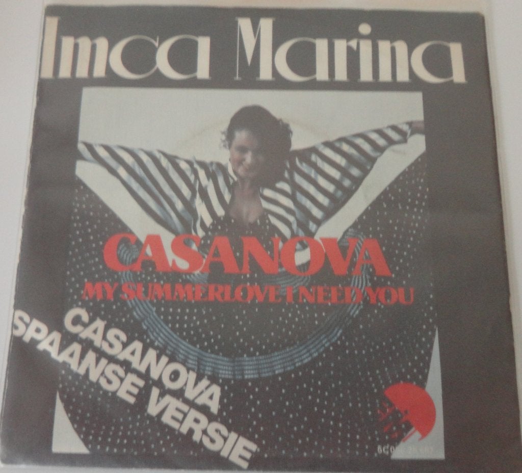 Imca Marina > Casanova, Cd's en Dvd's, Vinyl Singles, Ophalen of Verzenden, Gebruikt, 7 inch, Nederlandstalig