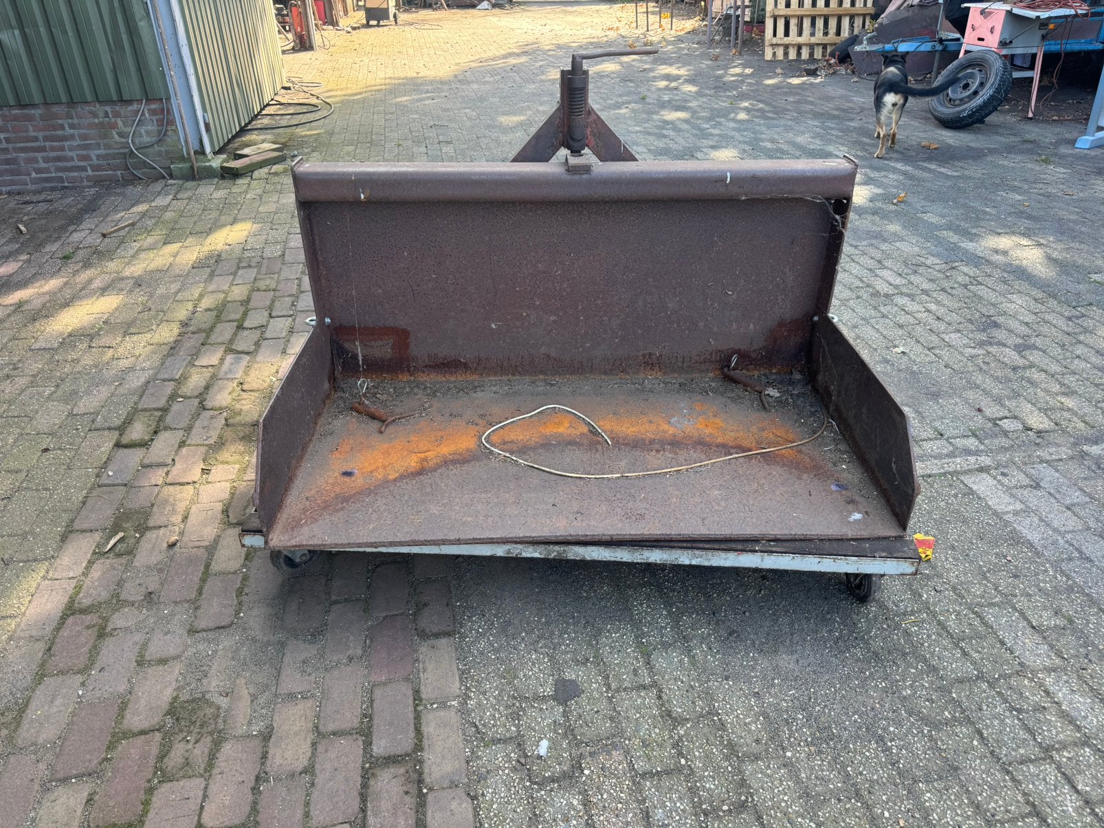 Haspel, grondbak, Maaiers, hooimachines, lastafel, Ophalen of Verzenden, Grondbewerking