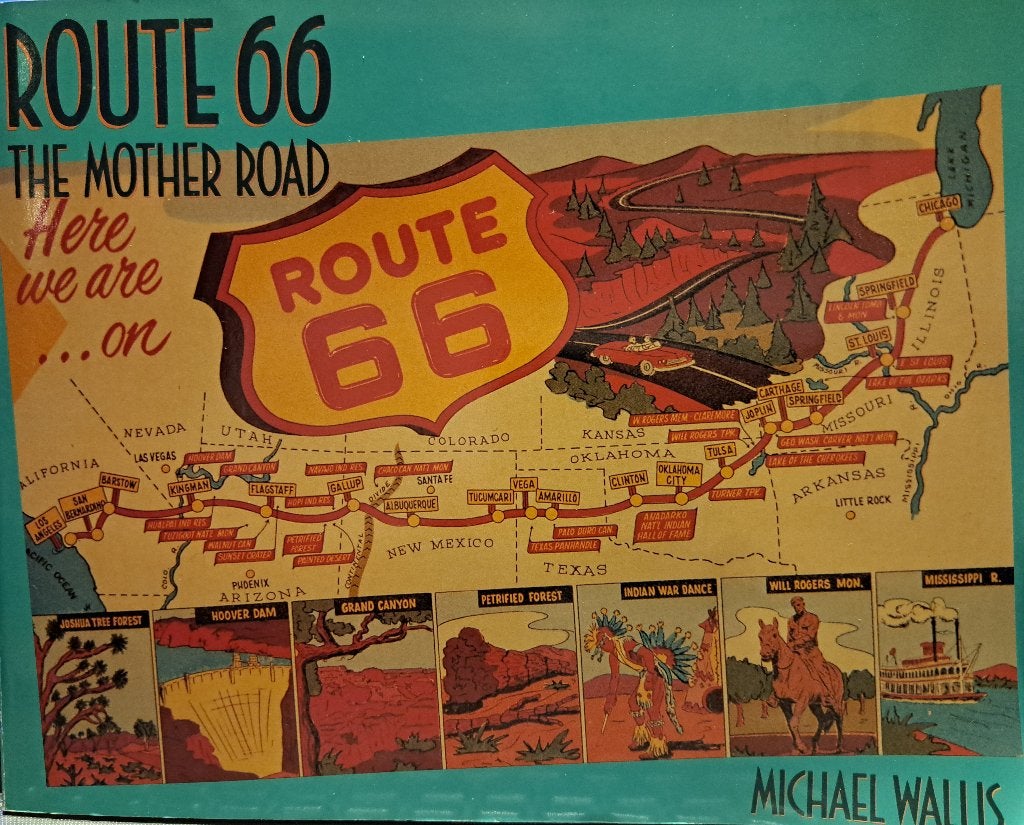 boek Route 66, The Mother Road, Michael Wallis, Verzenden, Gelezen, Michael Wallis