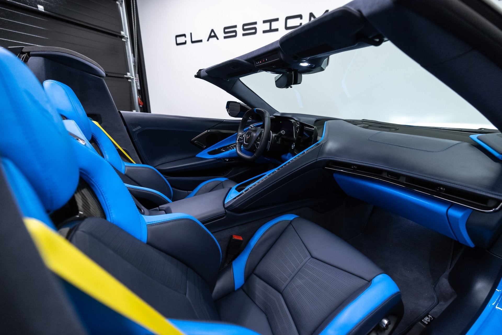 Chevrolet Corvette C8 3LT Convertible Z51 Performance Packag, Auto's, Chevrolet, Automaat, Gebruikt, Cabriolet, Blauw