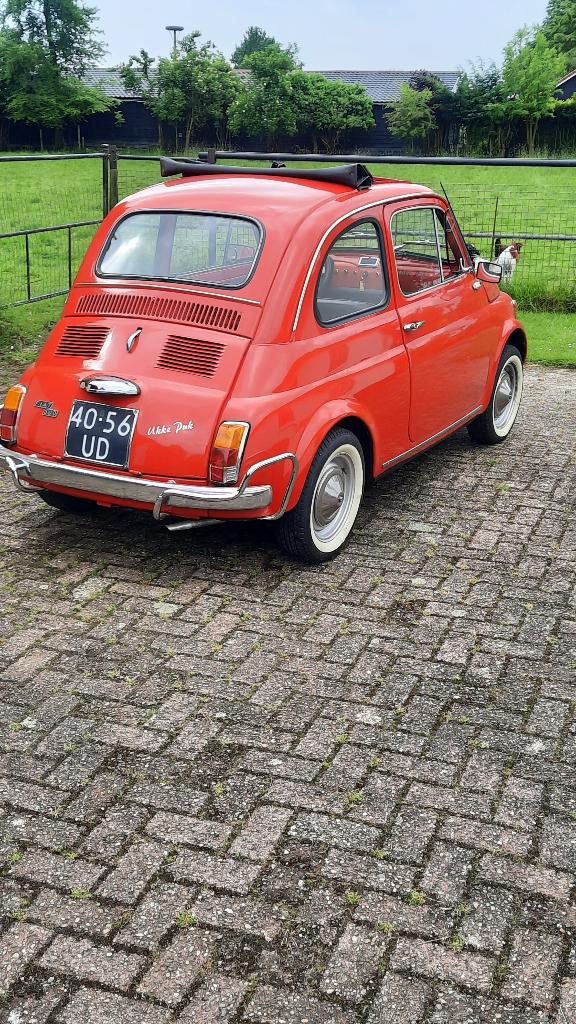 Fiat 500 nuova oldtimer, Auto's, Achterwielaandrijving, Zwart, Handgeschakeld, Particulier