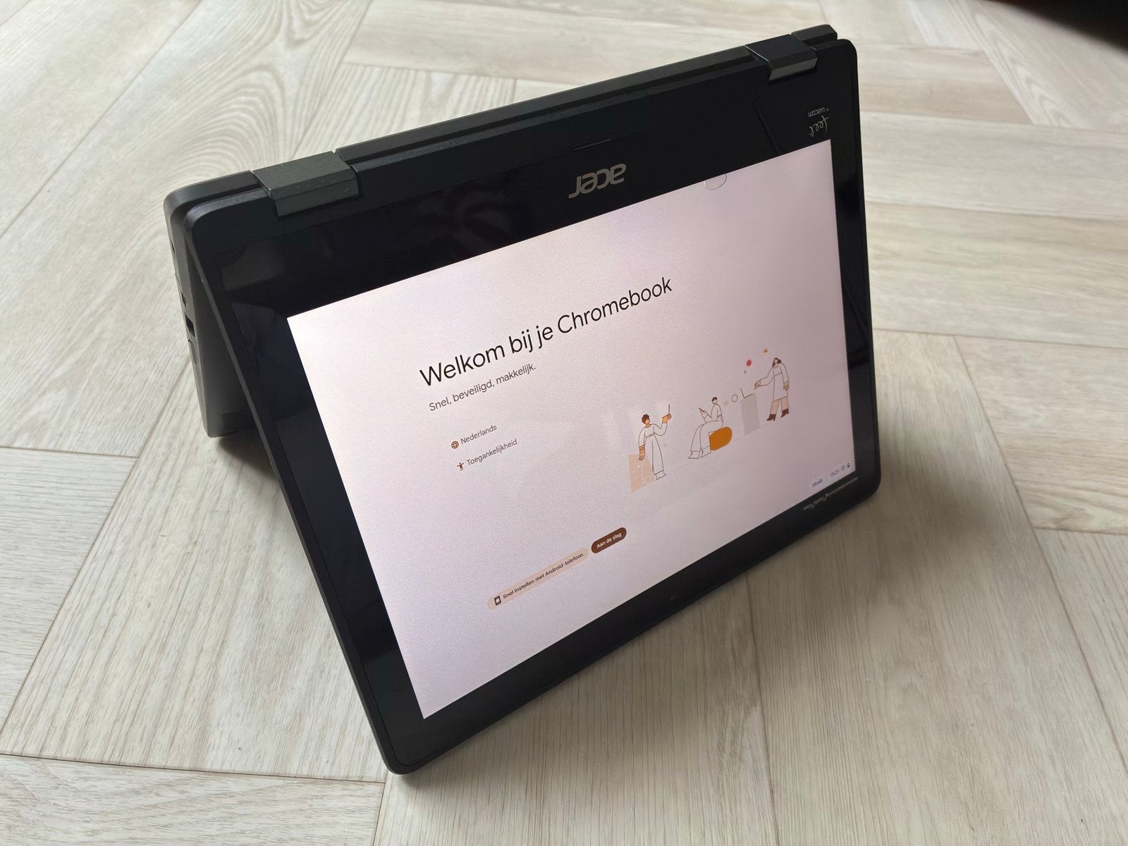 Acer Chromebook Spin 311 - Touchscreen en Stylus pen, 4 GB of minder, Qwerty, Touchscreen, Ophalen of Verzenden