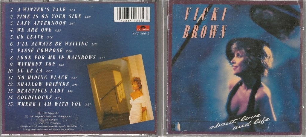 Vicki Brown - About love and life"", Pop, Ophalen of Verzenden, Zo goed als nieuw, Inclusief doosje