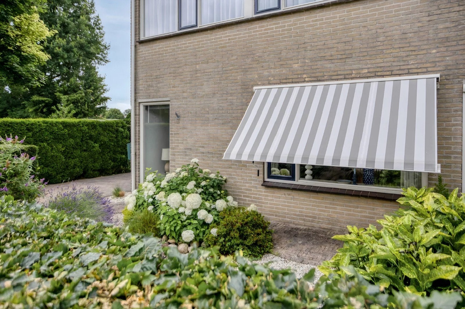 Zonnescherm, Tuin en Terras, Zonneschermen, Ophalen, Gebruikt, 250 cm tot 450 cm, Uitvalscherm