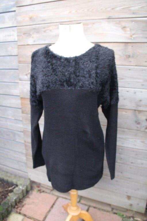 Trui zwart Monari mt L Vaste prijs, Kleding | Dames, Monari, Zwart, Maat 42/44 (L), Ophalen of Verzenden