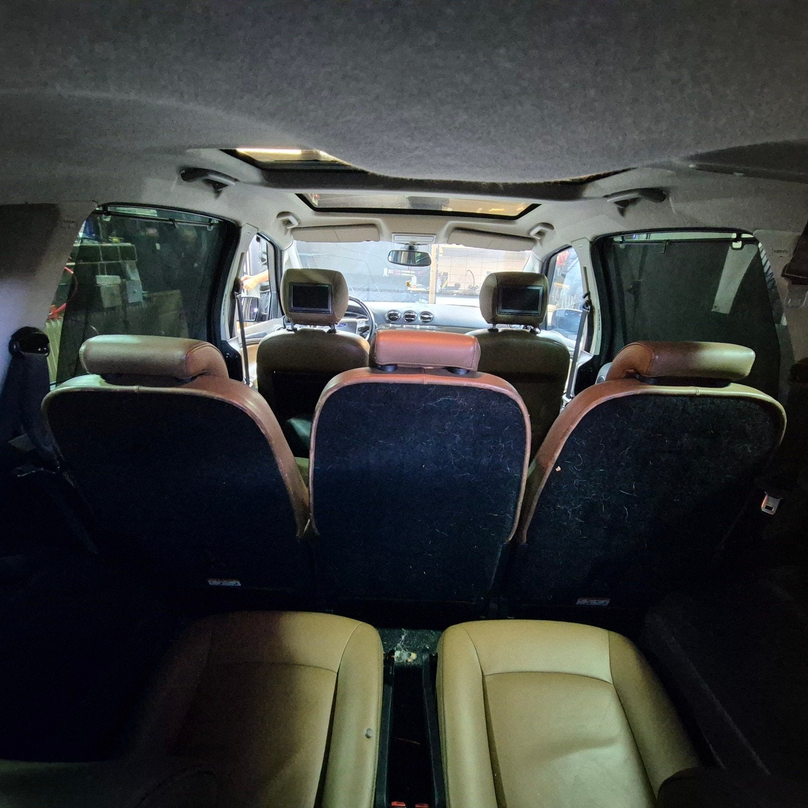 Ford S-Max 2.5 20V Turbo 162KW 2007 Grijs, Auto's, Voorwielaandrijving, 1581 kg, 7 stoelen, 2521 cc
