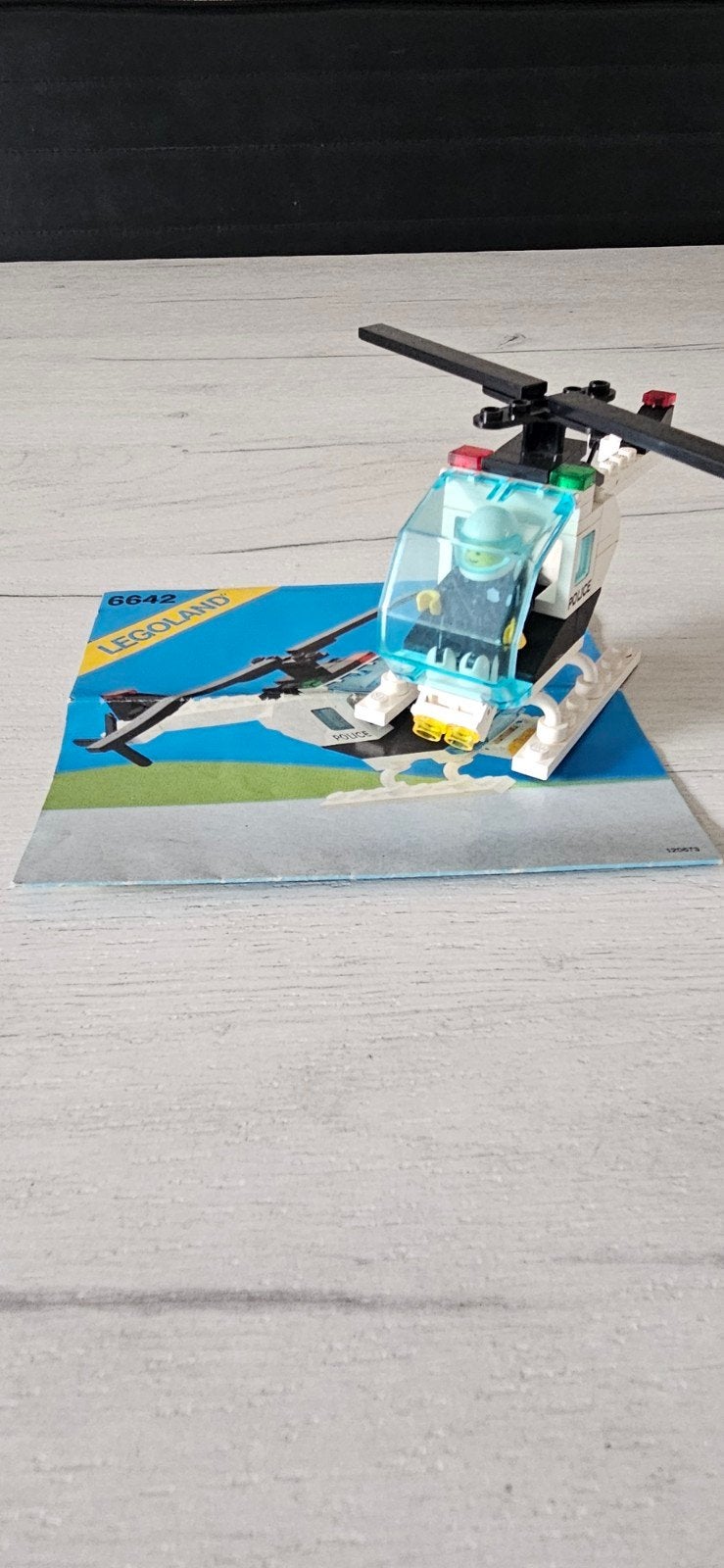Lego Legoland Politie Helikopter 6642 met instructieboekje, Ophalen of Verzenden, Gebruikt, Overige merken