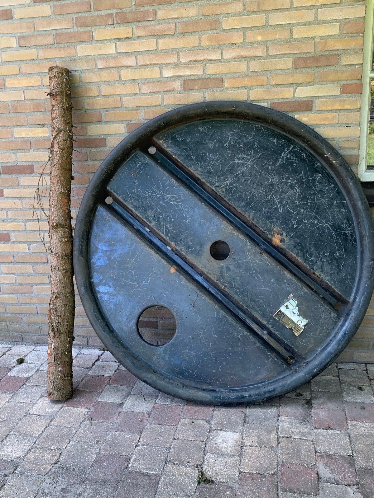 Ubbink vijverbak met deksel 120cm, Ophalen, Gebruikt