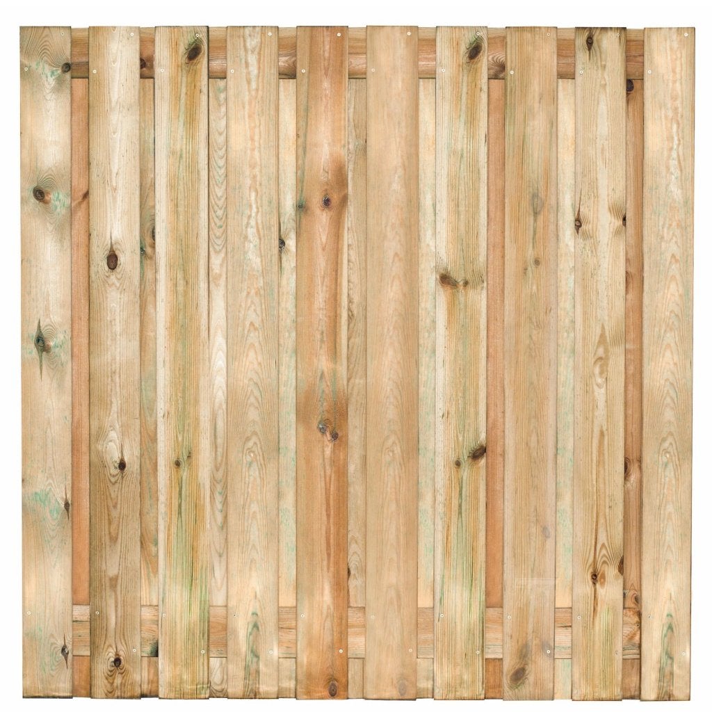 Grenen tuinscherm Enschede, Ophalen, 150 tot 200 cm, Nieuw, 150 tot 200 cm