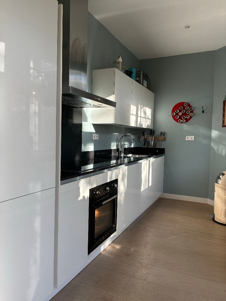 Compleet keuken (tweedehands), Ophalen, Gebruikt, Wit, Enkelwandige keuken