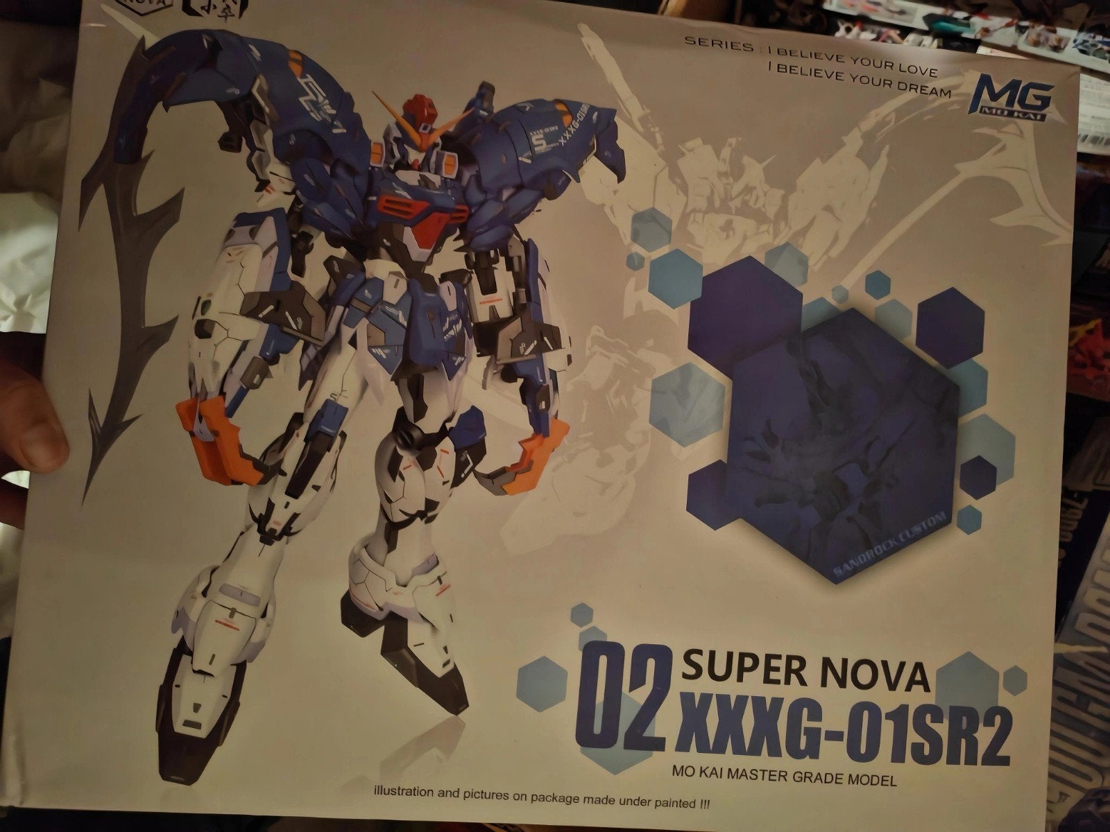 Super Nova XXXG-01SR2 Mo Kai Master Grade Model, Ophalen of Verzenden, Nieuw, Groter dan 1:35, Figuur of Figuren