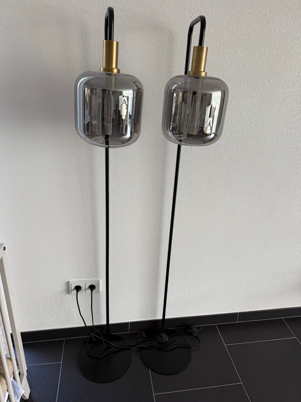 Set van 2 Vloerlampen Light & Living -Loki, Ophalen of Verzenden, Zo goed als nieuw, Metaal, 150 tot 200 cm