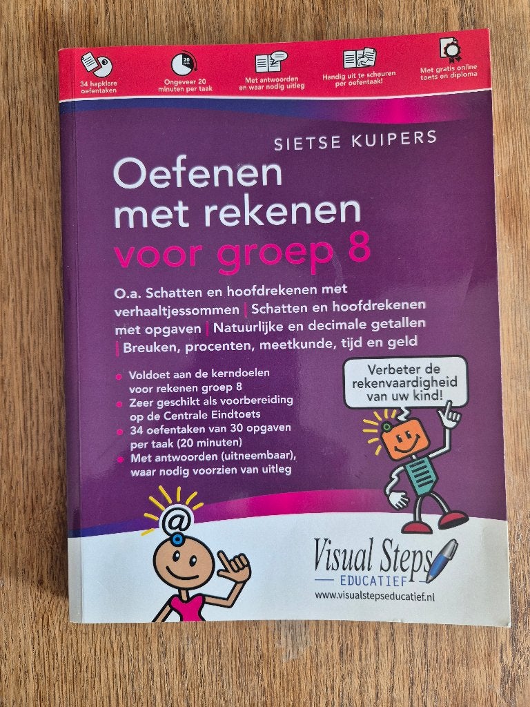 oefenen met rekenen voor groep 8, Ophalen of Verzenden, Gelezen, Non-fictie