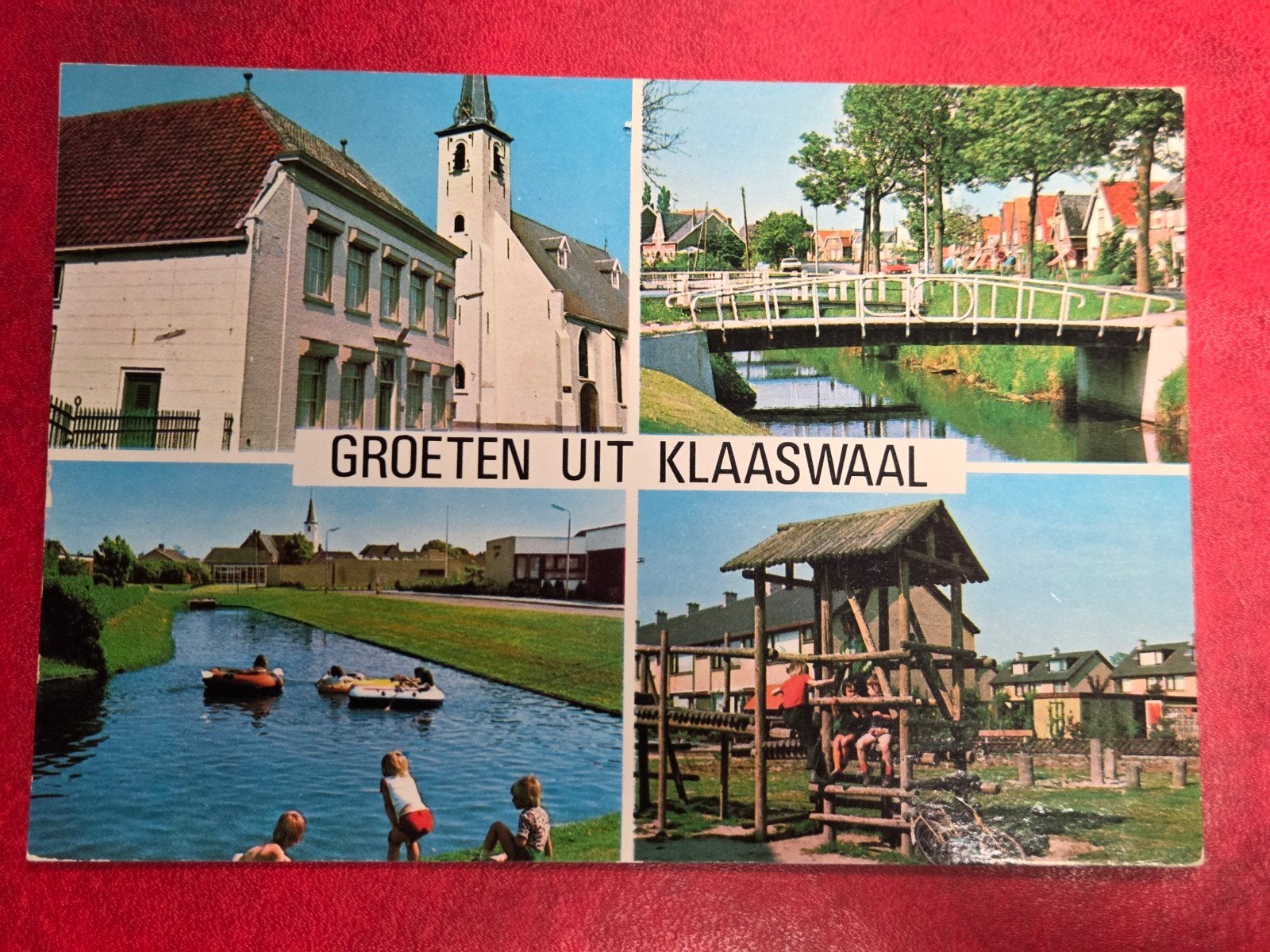 Klaaswaal bij Numansdorp 4-luik, Verzamelen, Ophalen of Verzenden, 1940 tot 1960