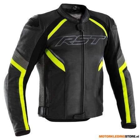 RST Sabre Airbag Leren Motorjas, Zwart-Fluor, Motoren, Ophalen of Verzenden, Nieuw met kaartje