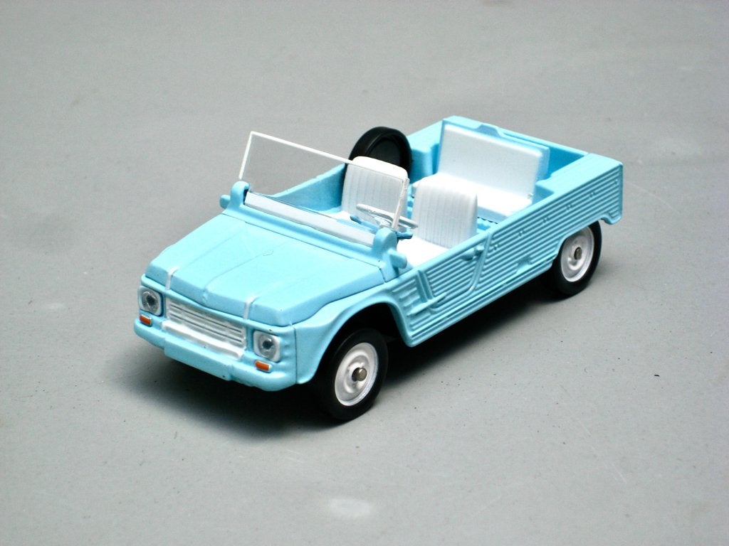 Citroen Mehari 1978 lichtblauw Norev Jetcar 1:43, Hobby en Vrije tijd, Ophalen of Verzenden, Nieuw, Auto, Norev