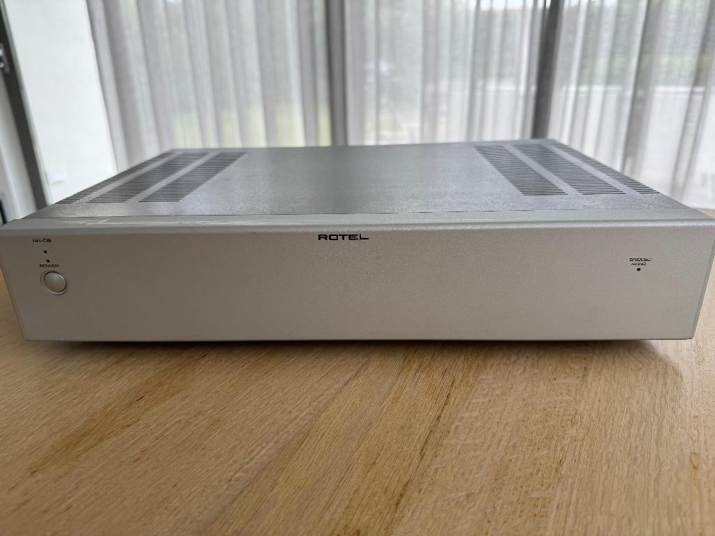 Rotel RB-06 (eind)versterker, Gebruikt, 60 tot 120 watt, Stereo, Ophalen