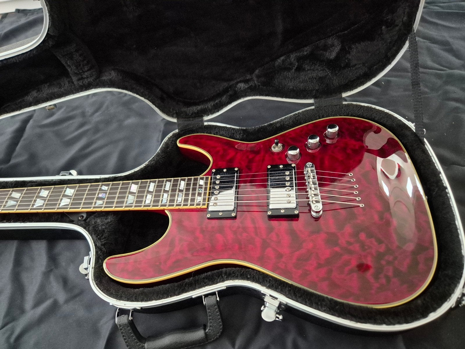 Schecter C-1 Custom (Made in Korea) (koop/ruil), Muziek en Instrumenten, Snaarinstrumenten | Gitaren | Elektrisch, Ophalen of Verzenden