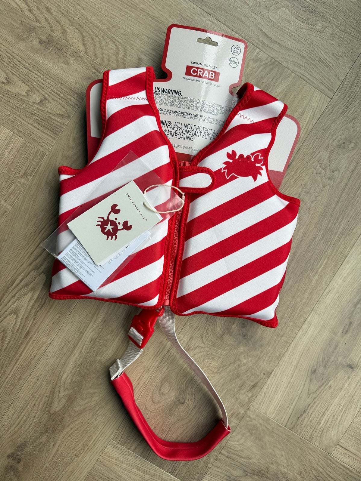 Nieuw Swim Essentials Zwemvest Krab 15-19kg (2-3 jaar), Kinderen en Baby's, Babykleding | Baby-zwemkleding, Jongetje of Meisje