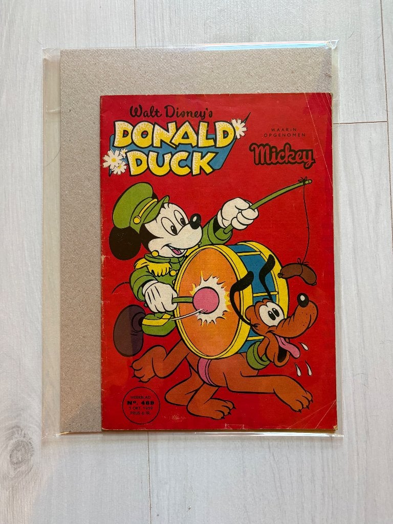Donald Duck 1959 waarin opgenomen Mickey Magazine, Boeken, Eén stripboek, Ophalen of Verzenden, Gelezen, Walt Disney