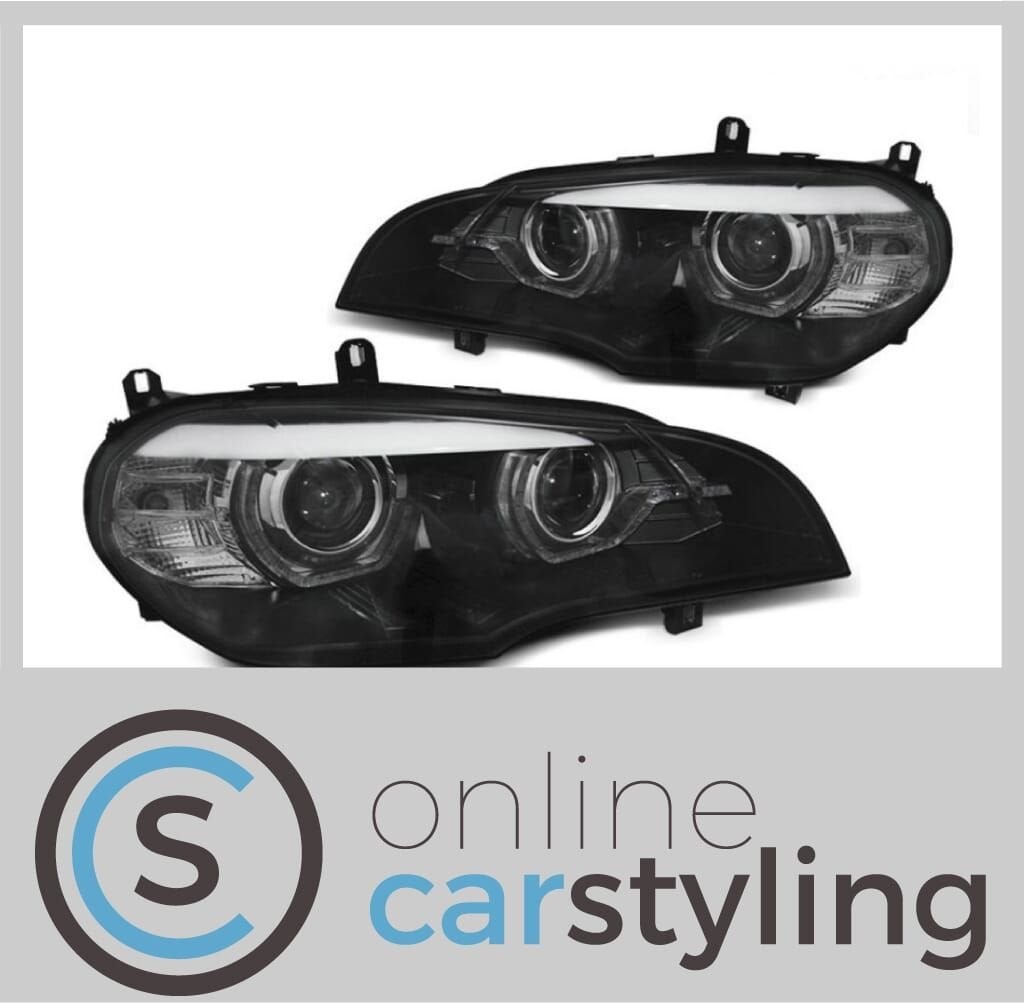 Angel eyes koplampen BMW X5 E70 3D LED, -, -, Nieuw, Ophalen of Verzenden