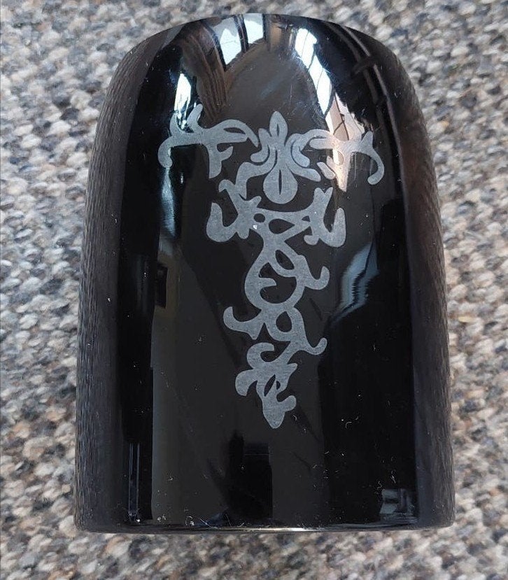 Boheems hyaliet glazen vaasje., Antiek en Kunst, Antiek | Glas en Kristal, Ophalen