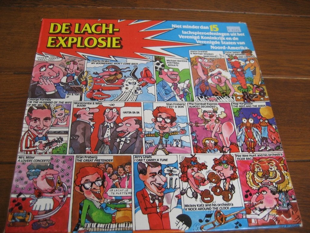De lach explosie lp oa jerry lewis, Ophalen of Verzenden, Zo goed als nieuw, 12 inch