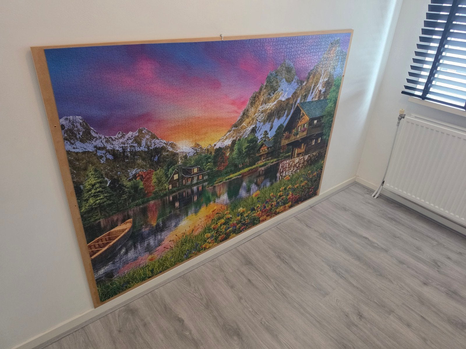 Prachtige legpuzzel van berglandschap, Ophalen, Zo goed als nieuw