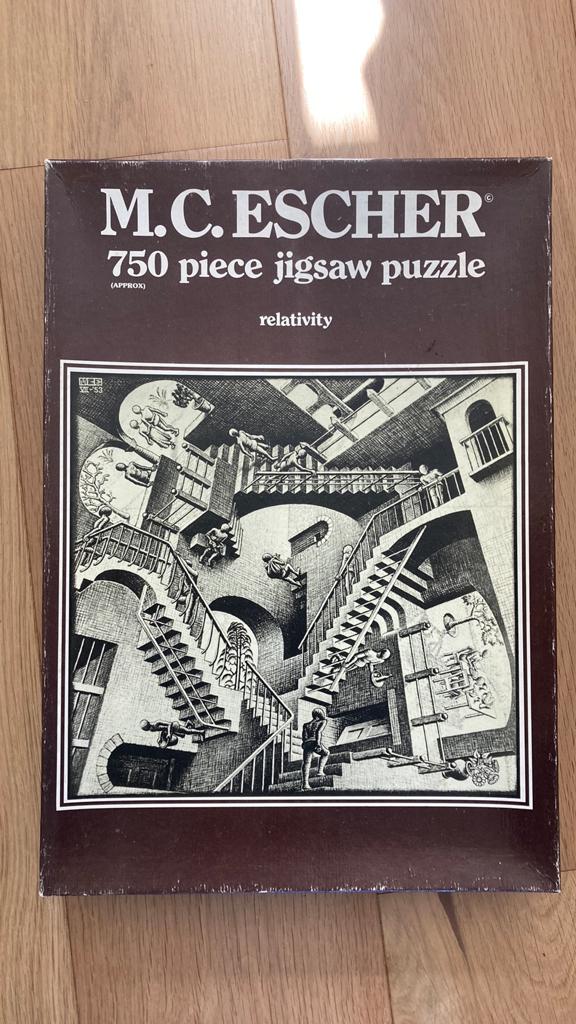 M.C. Escher puzzel-Relativity, Ophalen, 500 t/m 1500 stukjes, Gebruikt