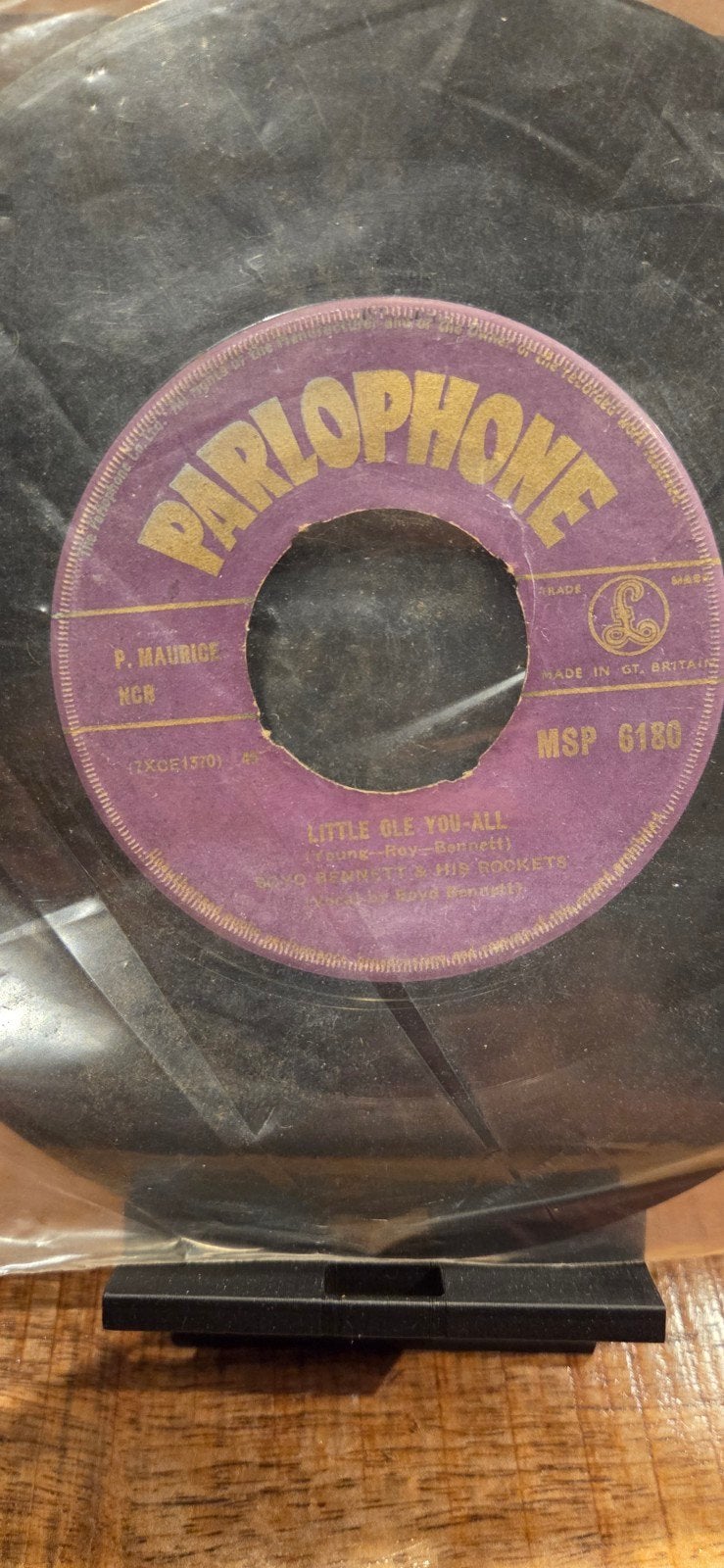Lloyd Bennett & His Rockets - Little Ole You-All / Seventeen, Ophalen of Verzenden, Voor 1960, Gebruikt, 7 inch