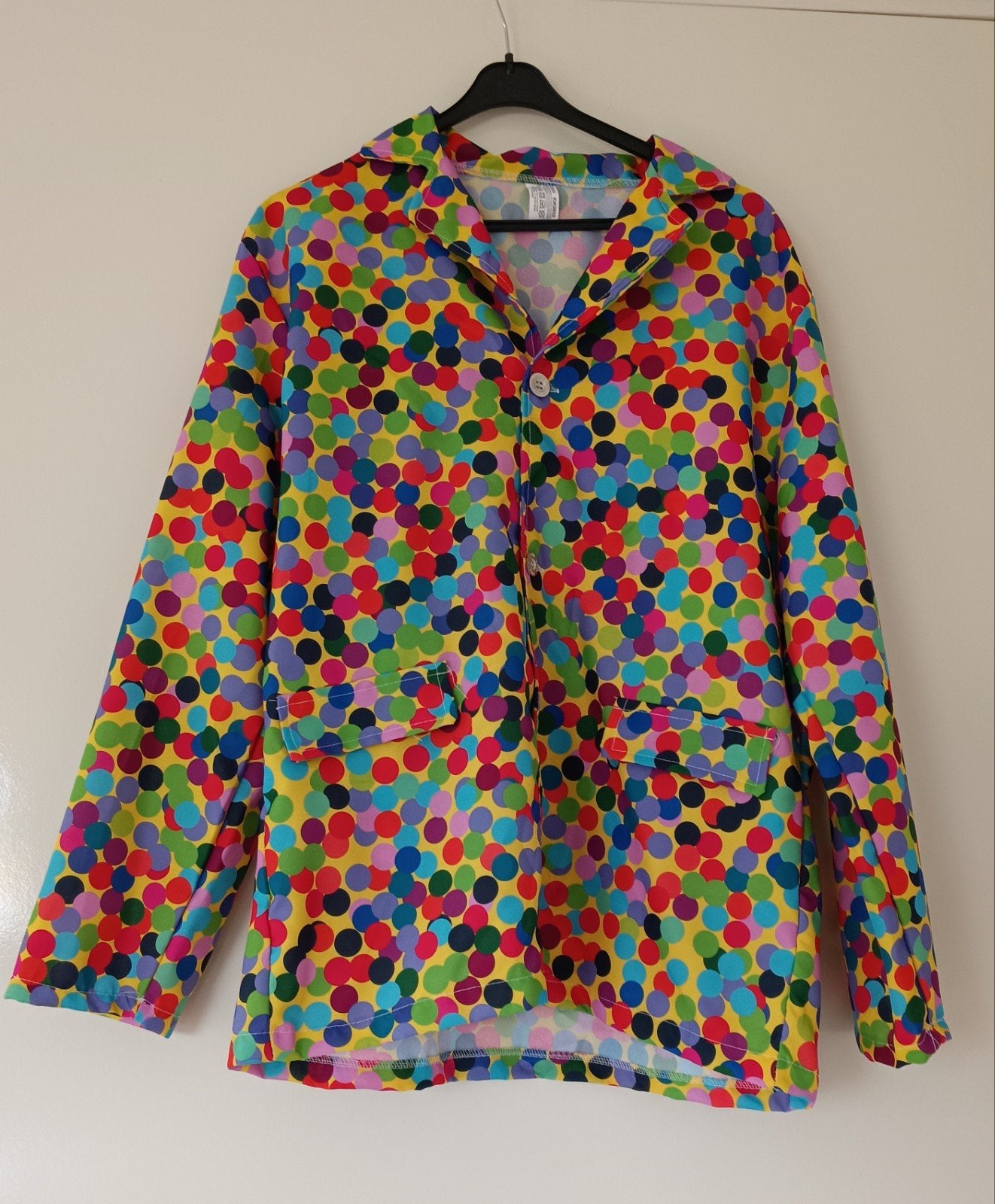 Carnaval foute party jas/blouse met maat XL nieuw, Ophalen of Verzenden, Carnaval, Kleding