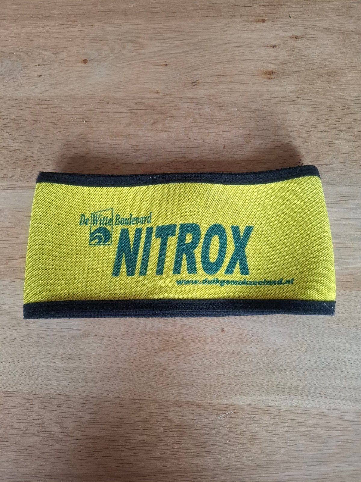 Nitrox band voor 15L of korte 12L duikfles, Watersport en Boten, Duiken, Ophalen of Verzenden, Zo goed als nieuw, Overige typen