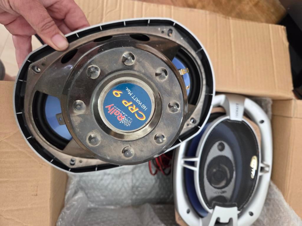 Speakers Caliber CRP9, Ophalen of Verzenden, Gebruikt