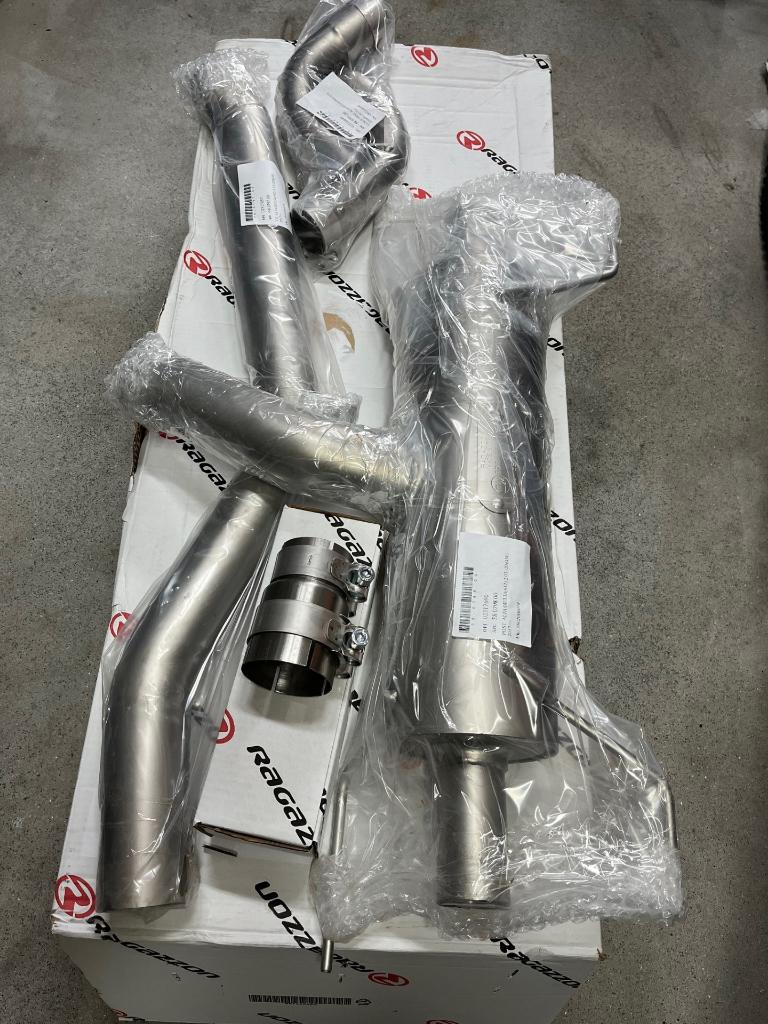 Ragazzon RVS einddemper  tbv Alfa Giulia 2.0 turbo / Veloce, Auto-onderdelen, Uitlaatsystemen, Alfa Romeo, Nieuw, Ophalen
